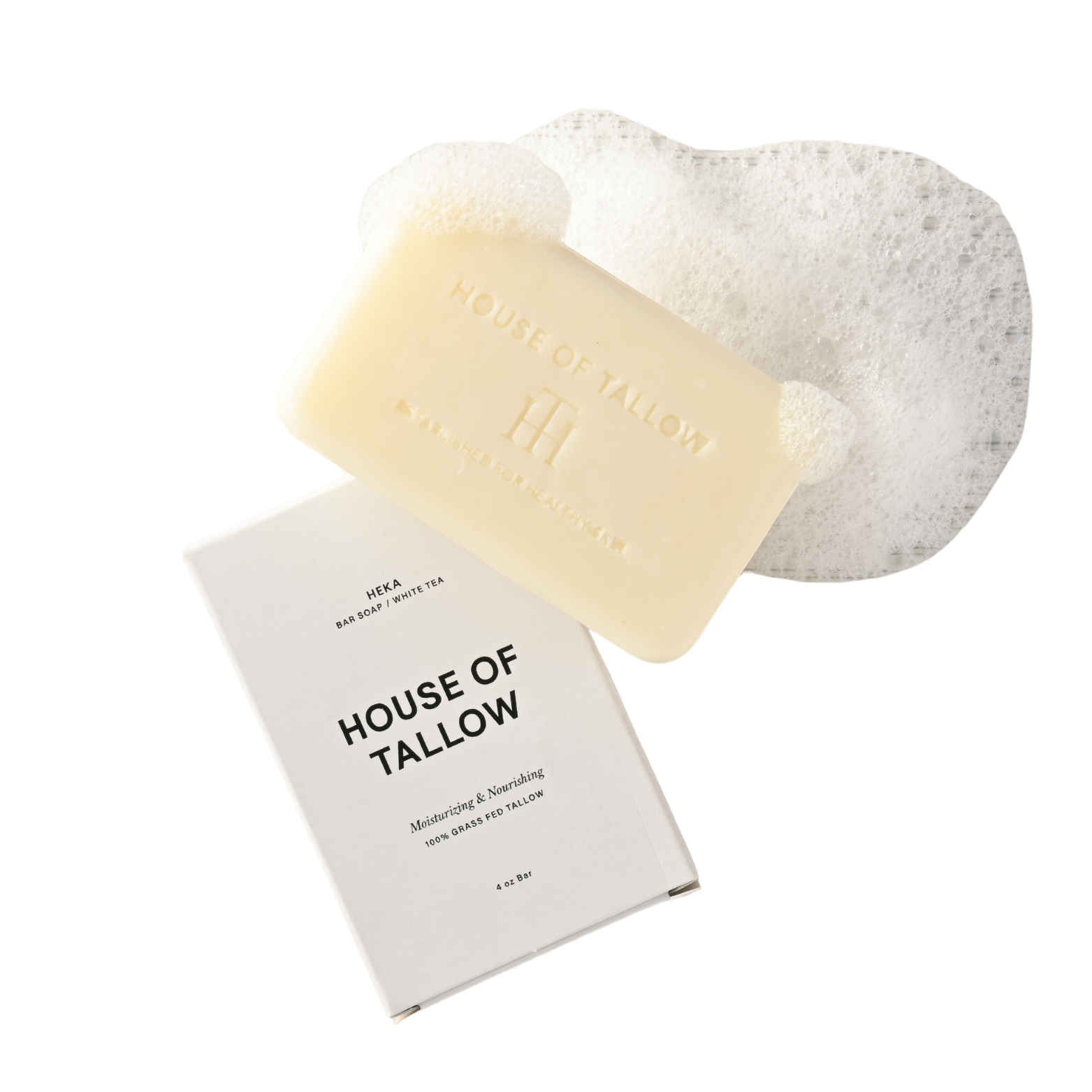 Heka (White Tea) Pure Tallow Hand & Body Soap Bar