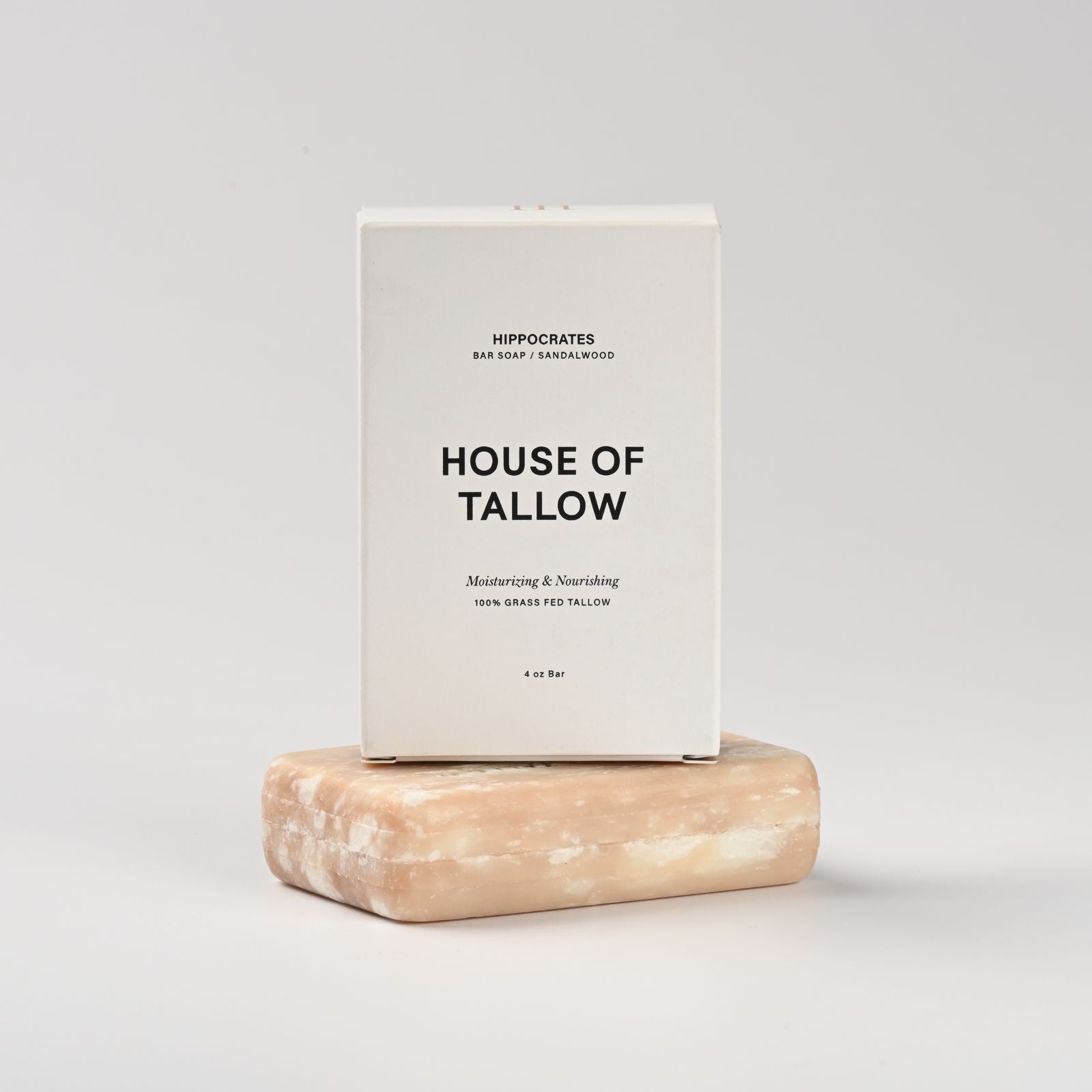 Hippocrates (Sandalwood) Pure Tallow Hand & Body Soap Bar