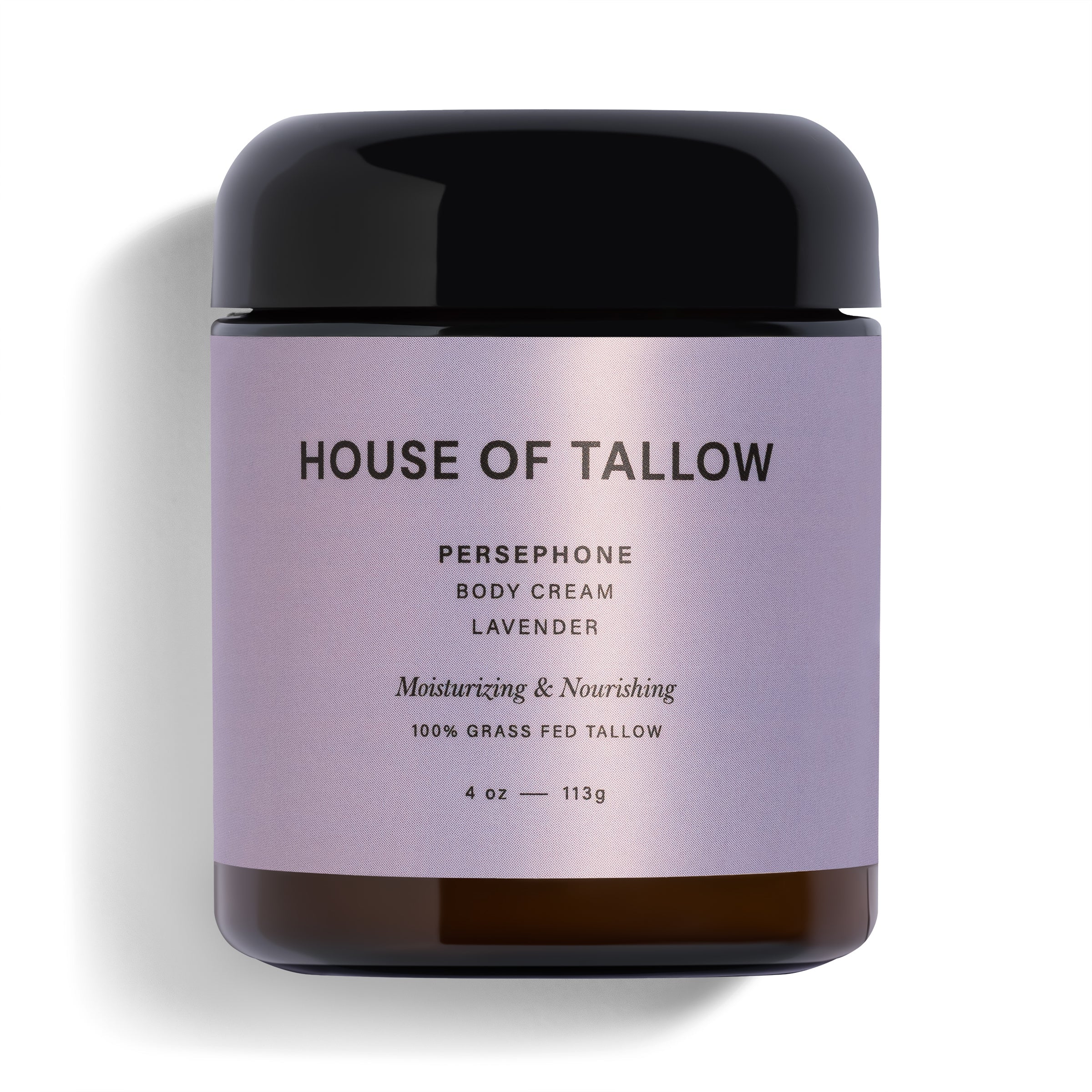 Persephone (Lavender) Tallow Body Cream: Calming Nighttime Skincare for Relaxation and Repair