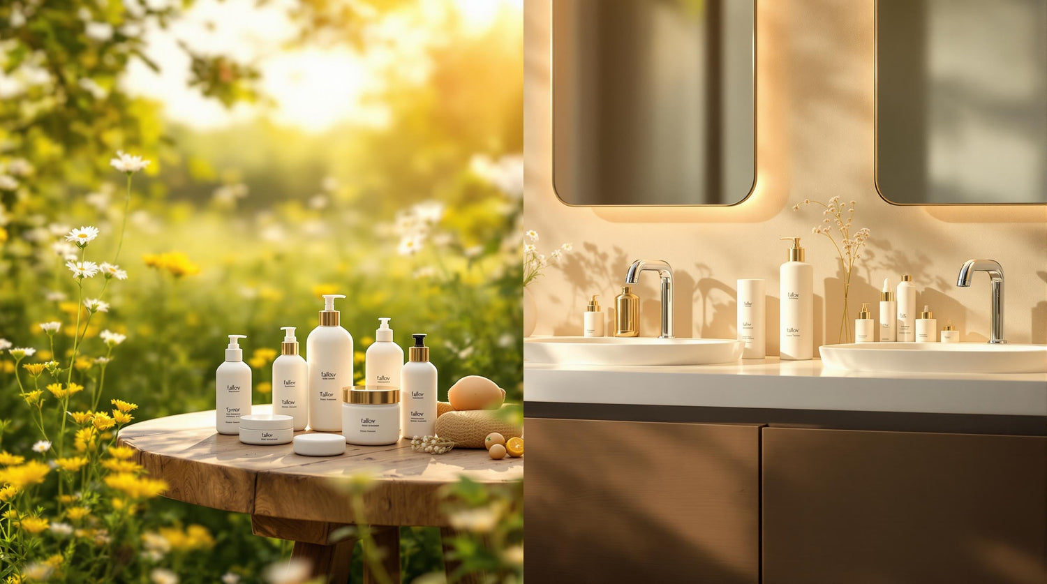 Carbon Footprint of Tallow vs. Synthetic Skincare
