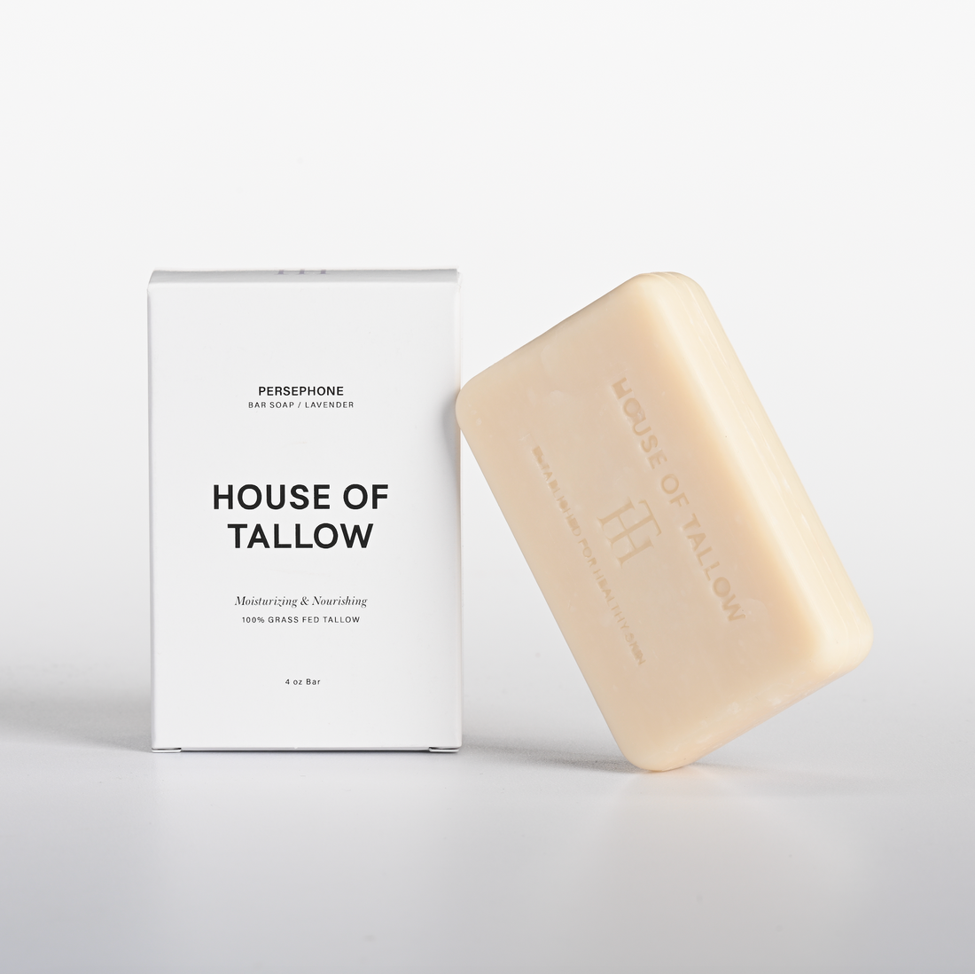 Persephone (Lavender) Pure Tallow Hand &amp; Body Soap Bar